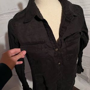 Calvin Klein Button down 3/4 shirt